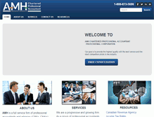 Tablet Screenshot of amhaccountingservices.com